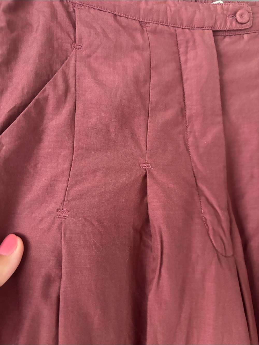 MIRTH Lecce Wide Leg Silk Blend Trouser Pants - Picture 4 of 7